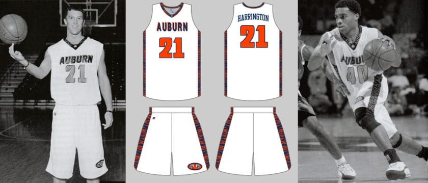 auburn basketball uniform 2000 2001