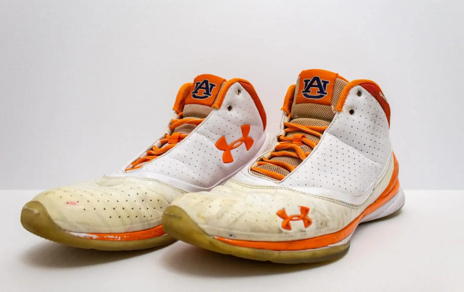 auburn basketball uniform sneakers shoes under armour