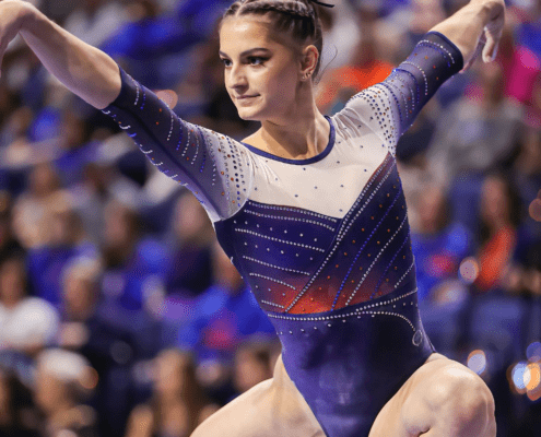 auburn tigers gymnastics gym leotard leo uniform o zone ozone under armour cassie stephens 2023