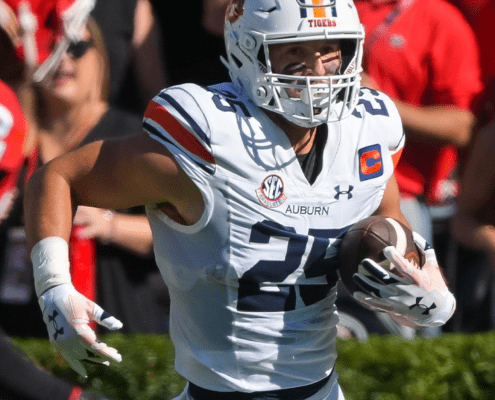 auburn tigers football georgia bulldogs rivalry captain captaincy patch john samuel shenker