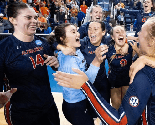 auburn tigers volleyball under armour uniforms ncaa tournament patch