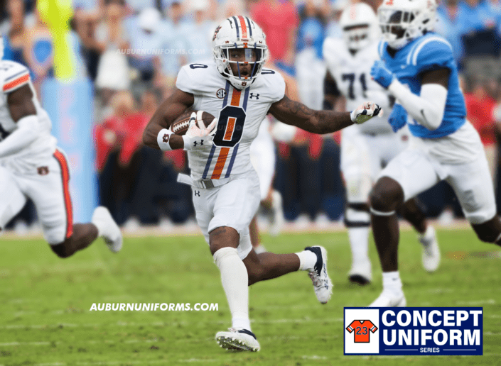 auburn tigers football concept uniform striped helmet facemask jersey northwestern stripes