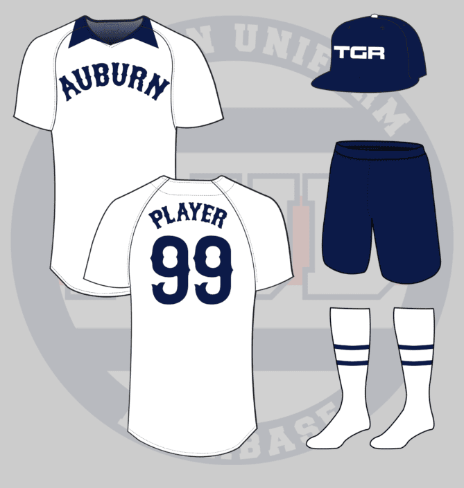 auburn tigers baseball concept uniform design chicago white sox shorts