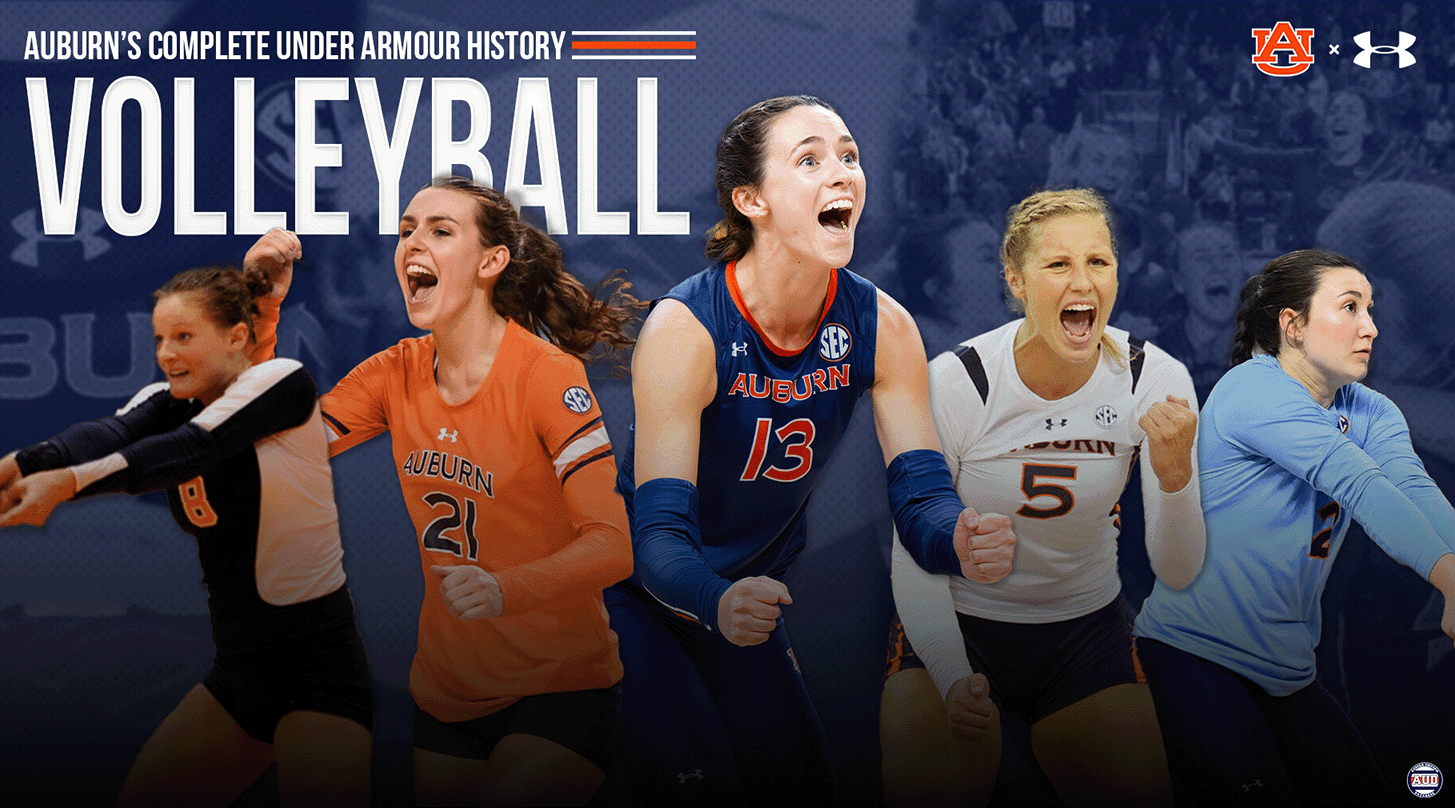 Volleyball Auburn Tigers Baseball complete history of Under Armour uniforms by the Auburn Uniform Database