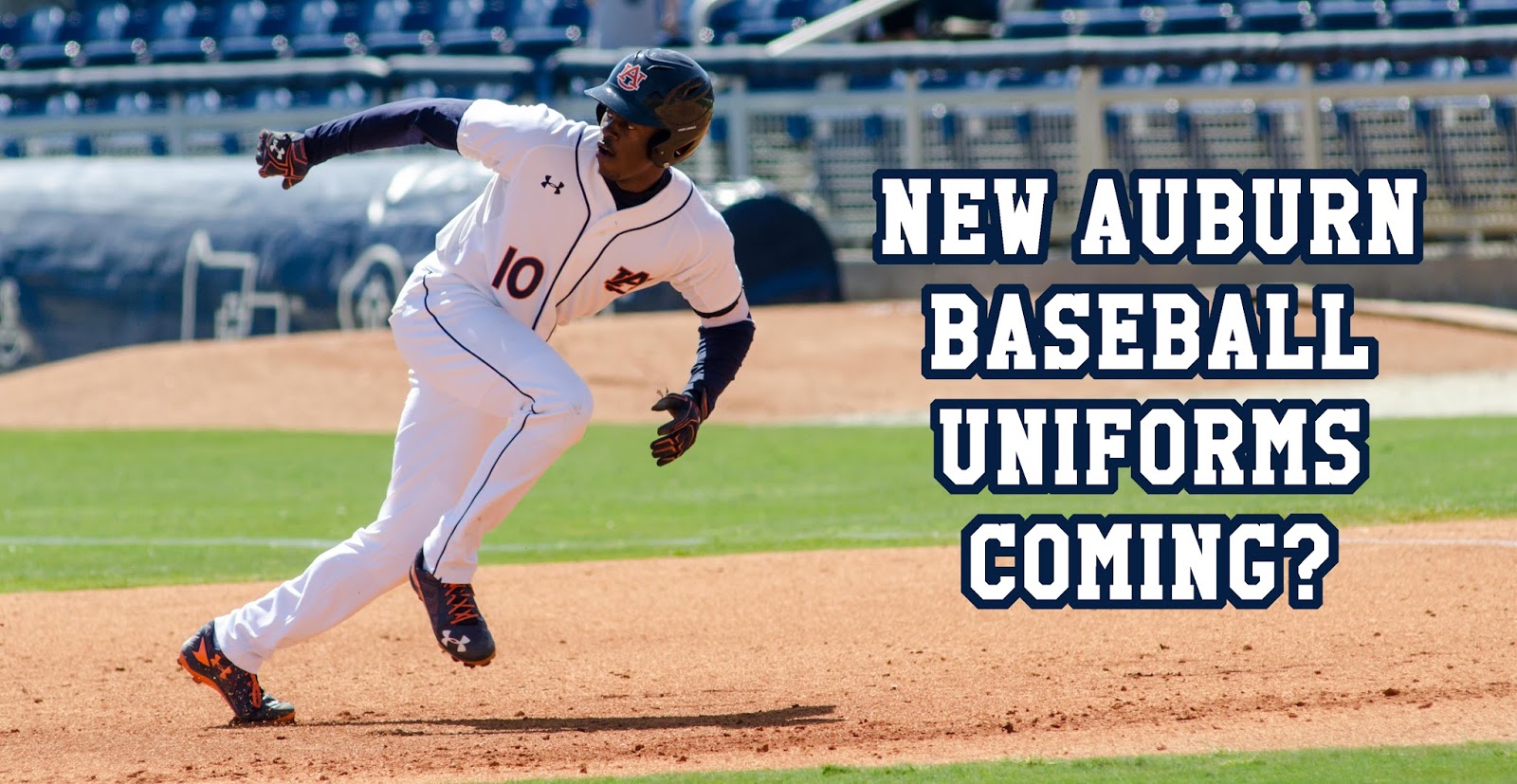 auburn baseball under armour new uniforms alternate stripes