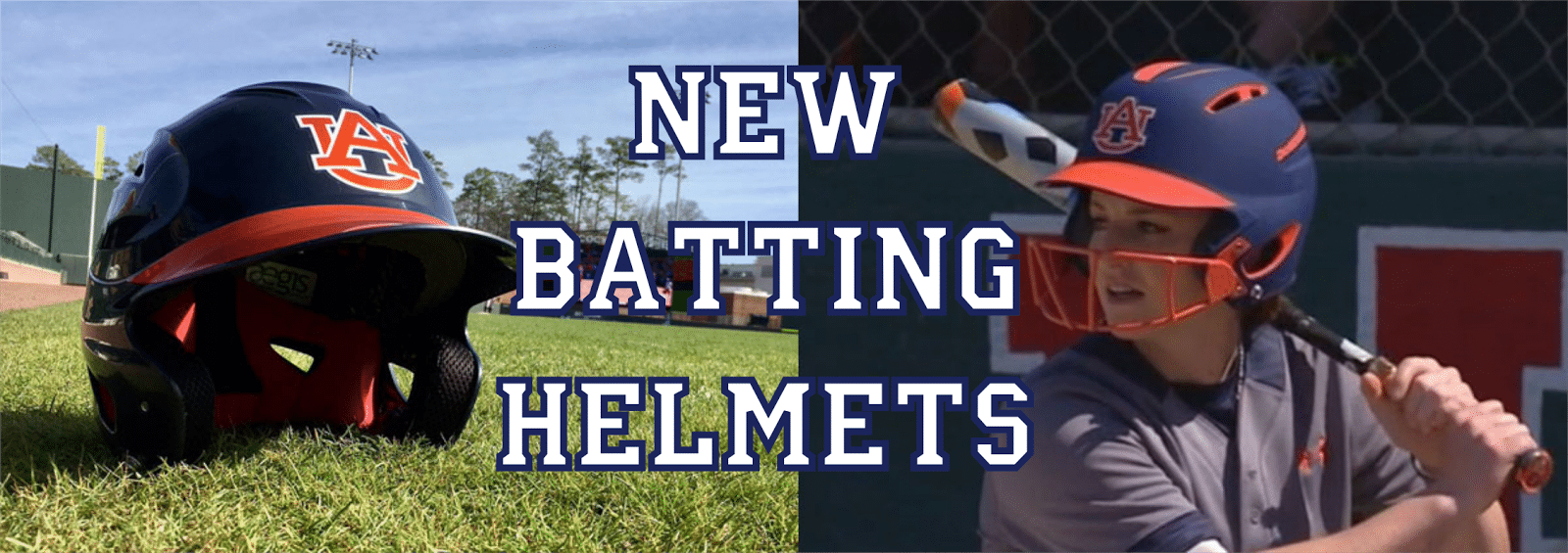 auburn baseball softball batting helmet