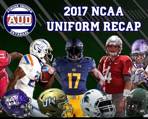 ncaa college cfb football uniform recap preview changes 2017