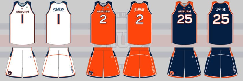 auburn basketball uniform under armour 2007 2008