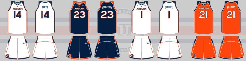 auburn basketball uniform under armour 2008 2009