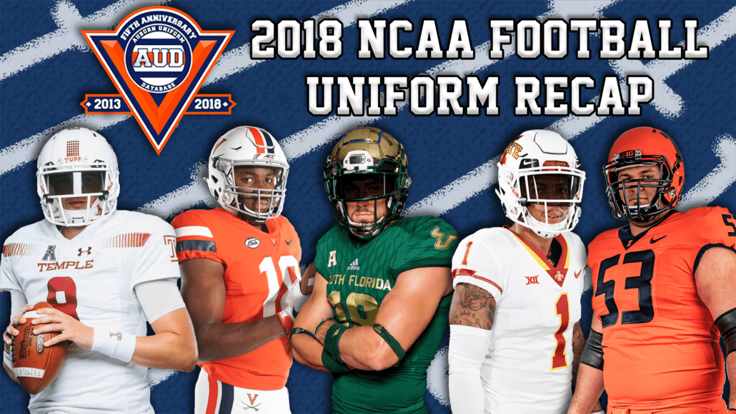 college football cfb ncaa uniform 2018 new nike adidas under armour