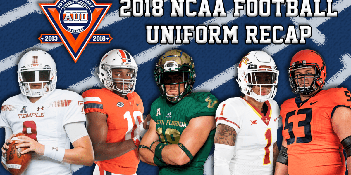 college football cfb ncaa uniform 2018 new nike adidas under armour