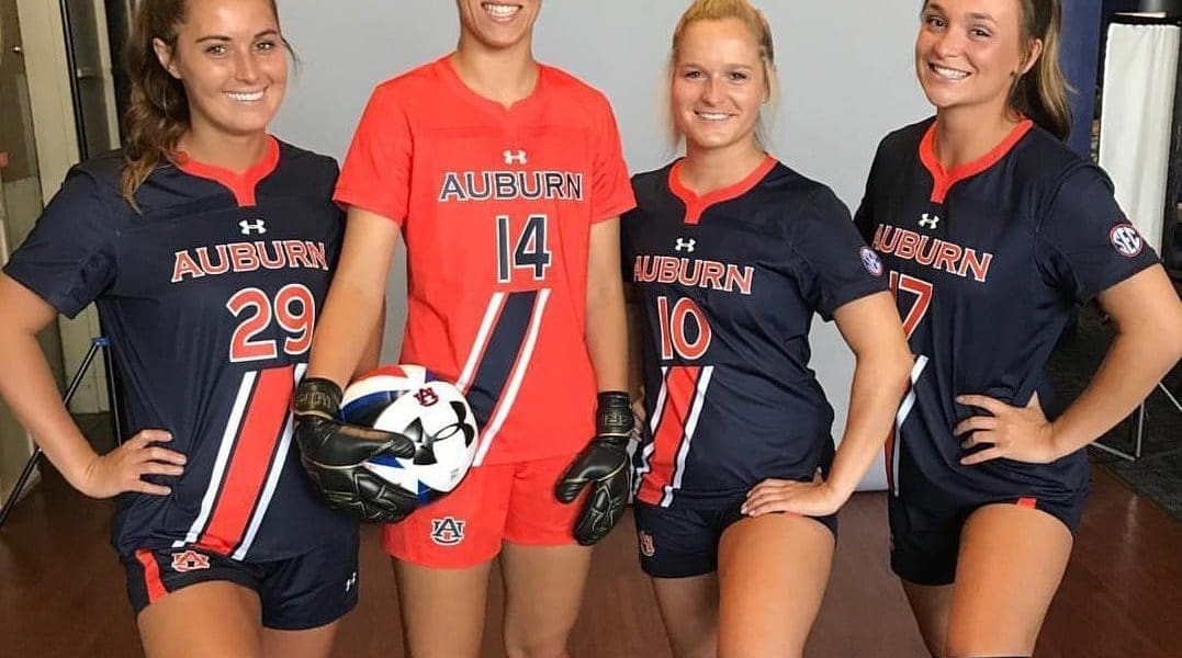 auburn soccer uniform under armour kit 2018