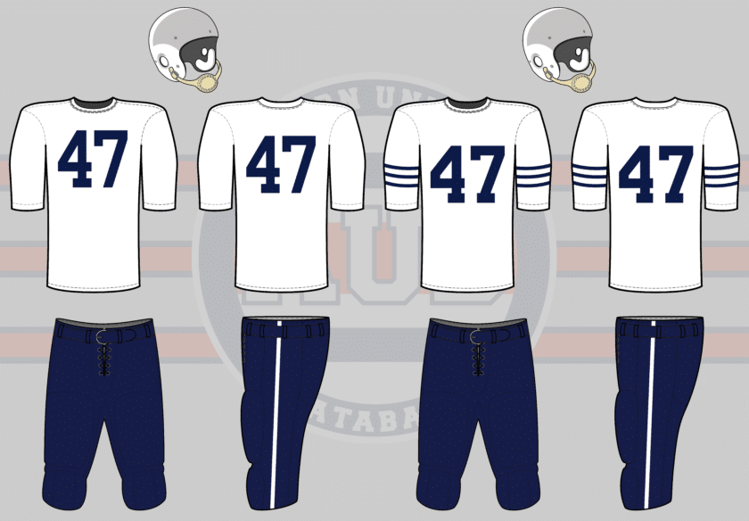 auburn football uniform 1947