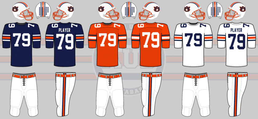 War Blogle - A Visual History of the Auburn Football Uniform
