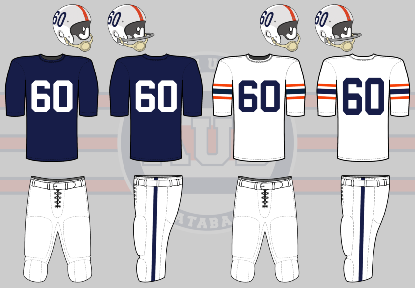 auburn football uniform 1960