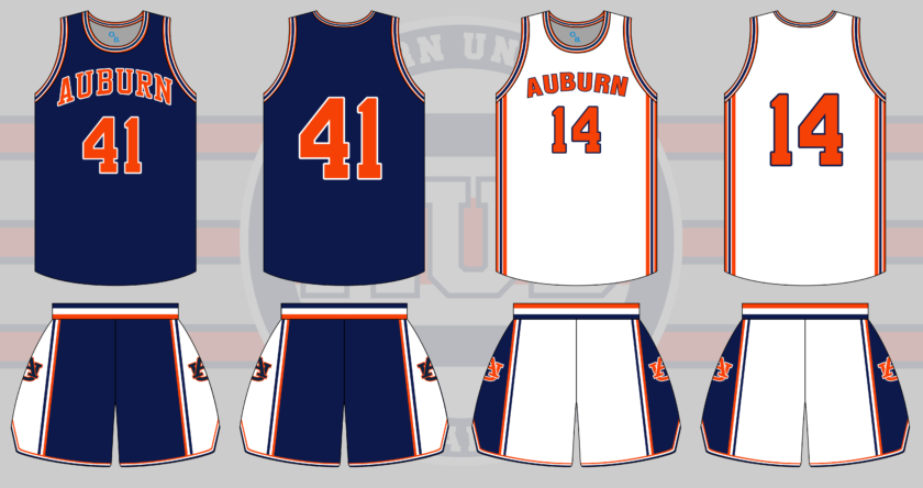 auburn basketball russell athletic uniform 1978 1979