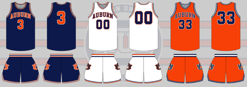 auburn basketball russell athletic uniform 1981 1982