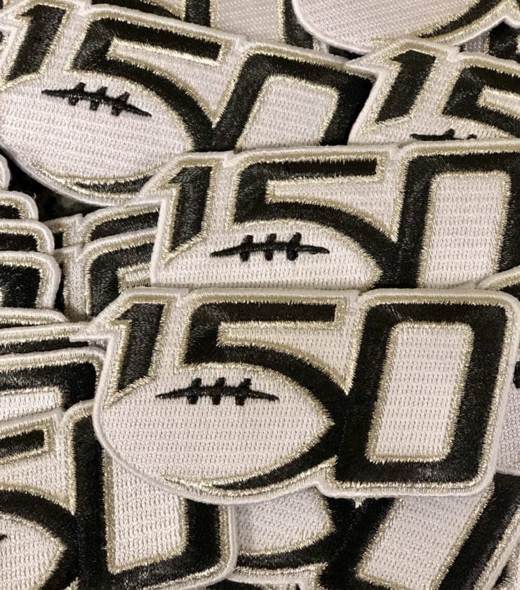 cfb 150 college football anniversary 2019 patch