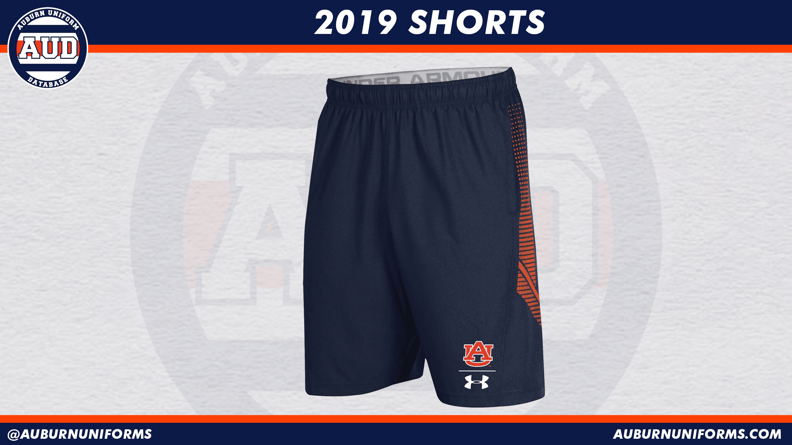 auburn apparel 2019 under armour shorts