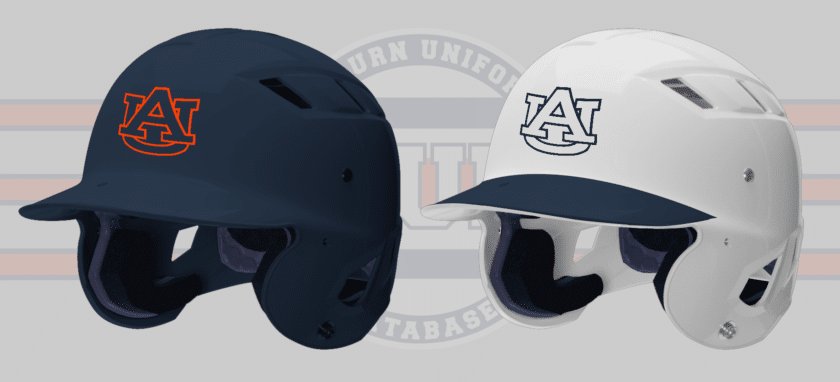 auburn softball uniform under armour batting helmet 2011