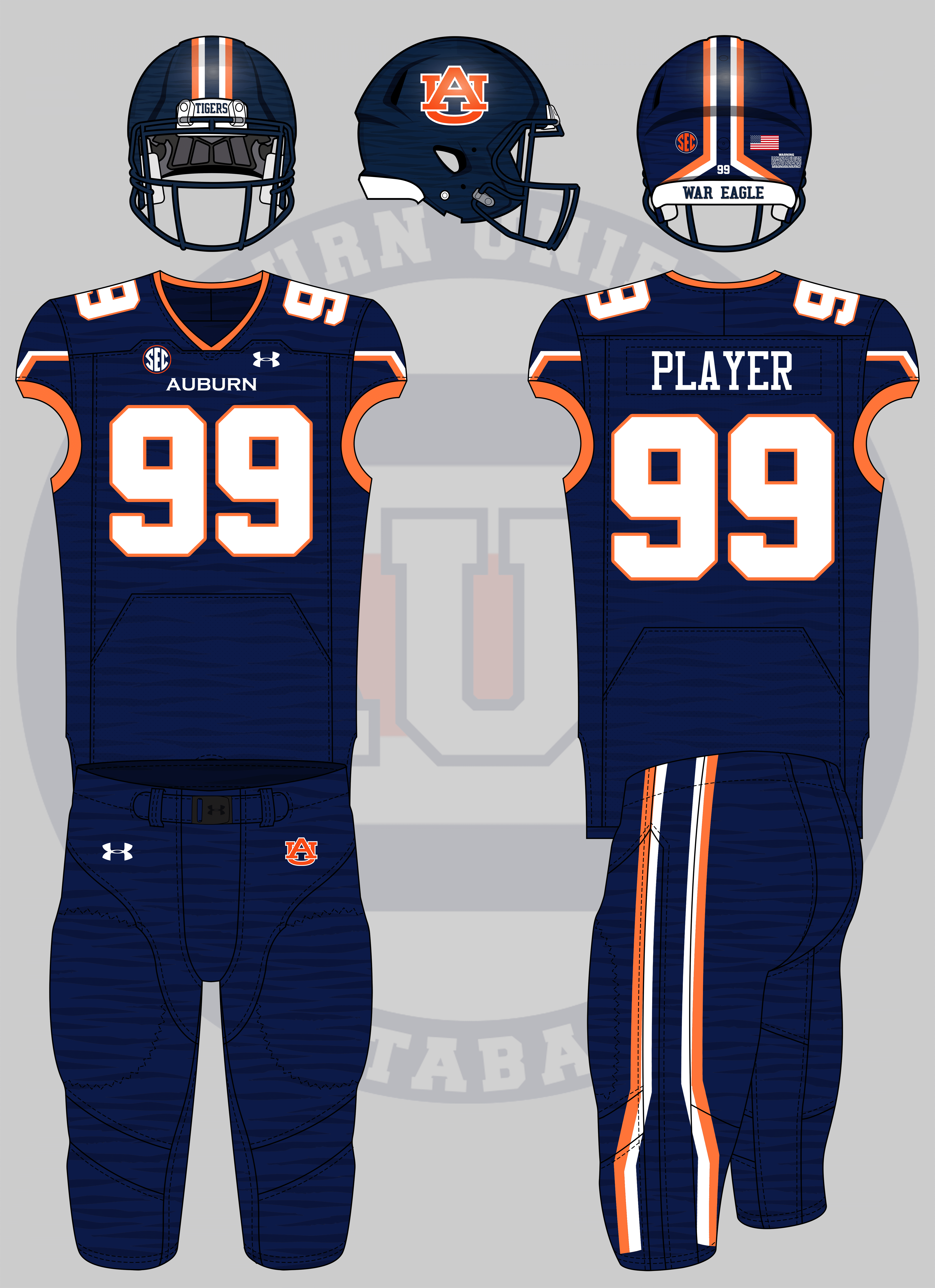 LA RAMS, color rush uniform concept 2020