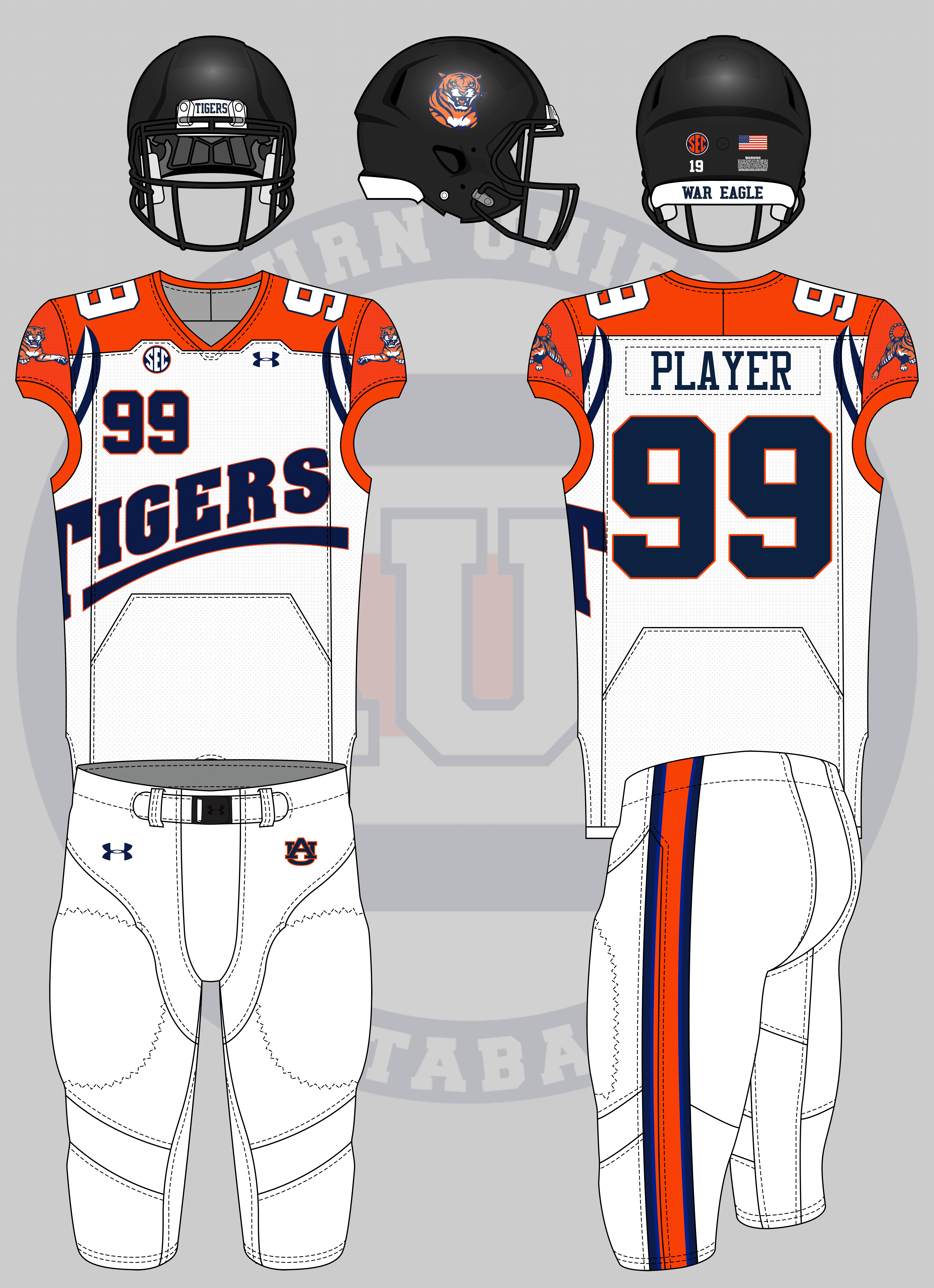 The Truth About Auburn's Orange Jerseys - Auburn Uniform Database