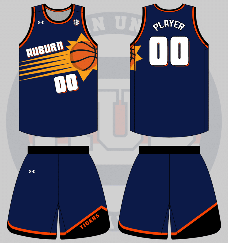 auburn basketball uniform concept design charles barkley phoenix suns under armour