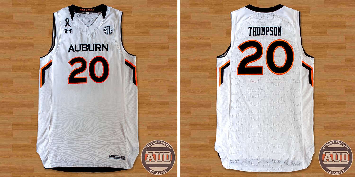auburn basketball jersey uniform bruce pearl alex thompson 2015 alternate design