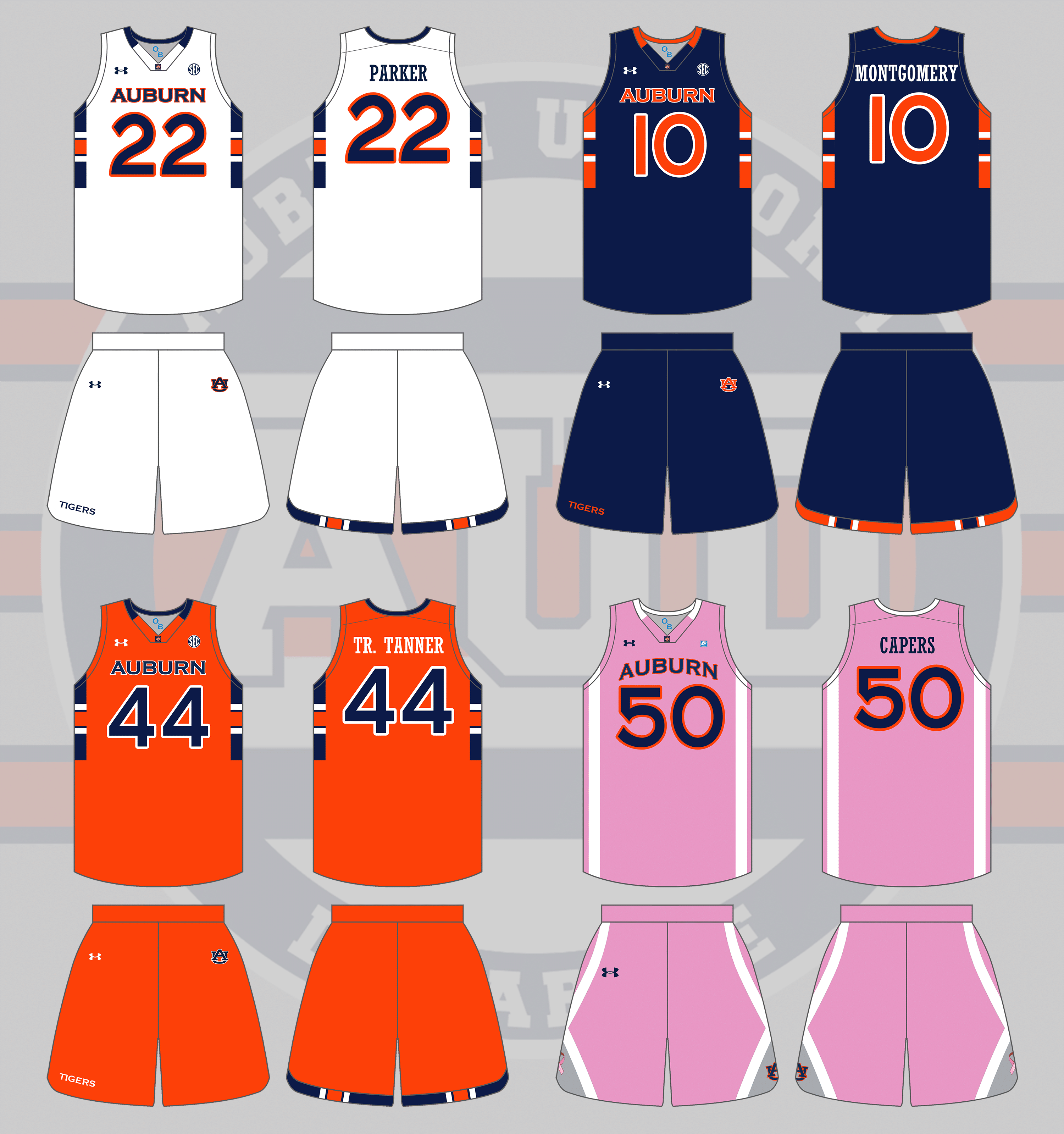 Auburn Women's Basketball Uniforms - Auburn Uniform Database