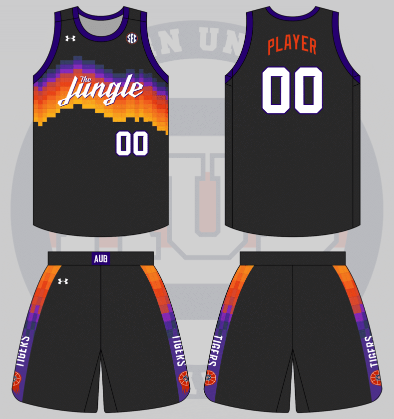 auburn basketball mbb concept uniform phoenix suns the valley jungle Devin Booker