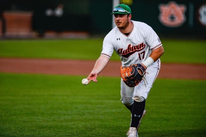 auburn baseball uniforms under armour green camo hat cap sec butch thompson