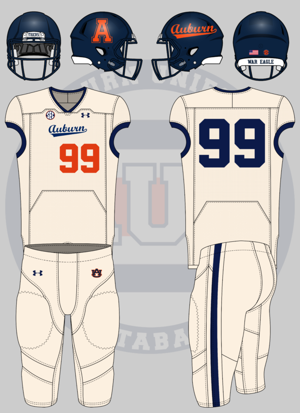 The Drawing Board: More Auburn Football Concepts - Auburn Uniform Database