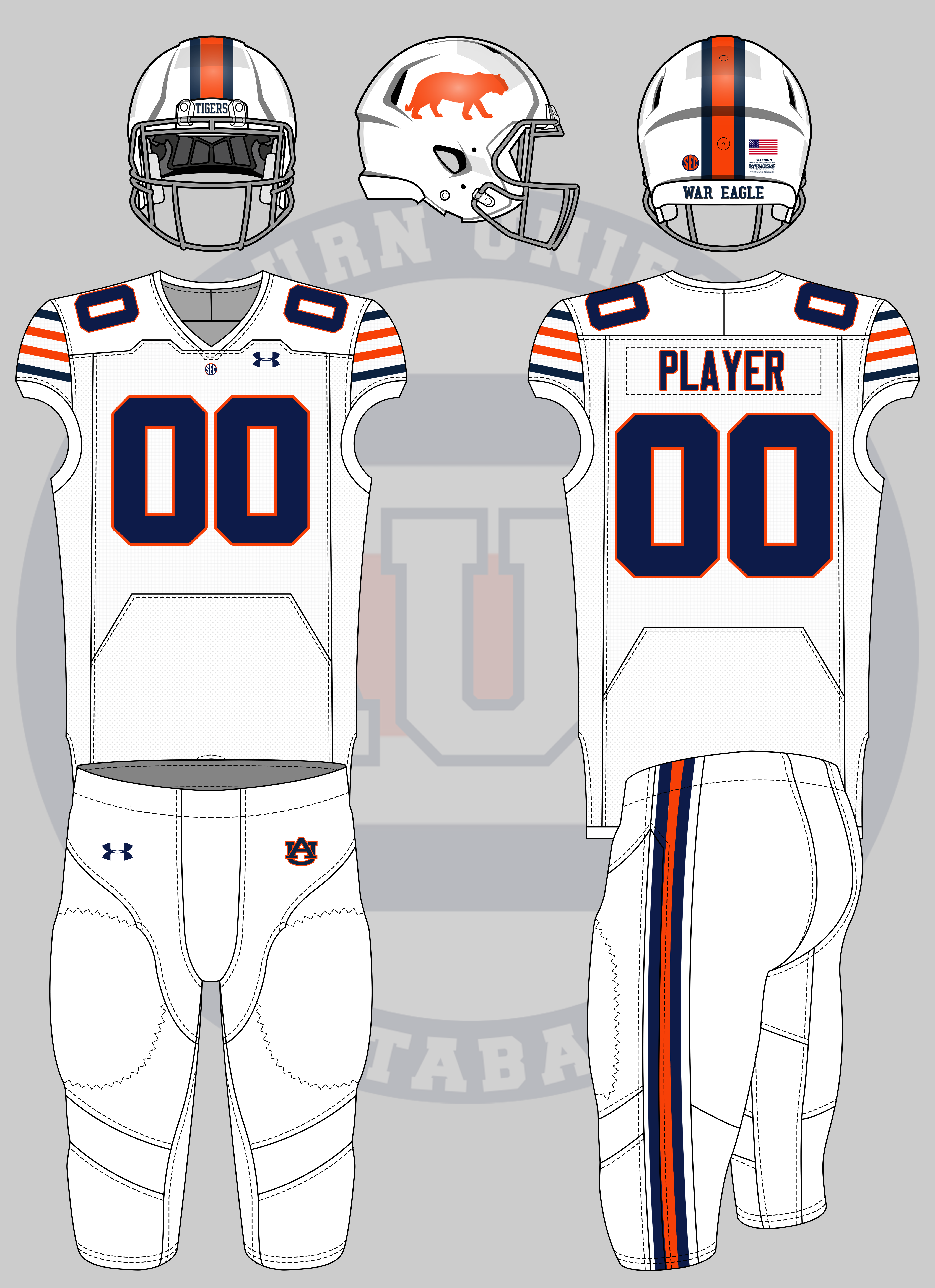 Crazy Auburn Uniform Concepts #8 - Auburn Uniform Database