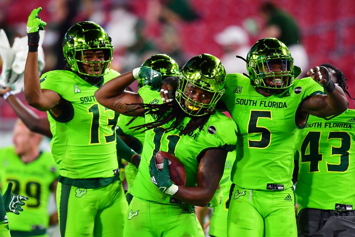 X \ FOX College Football على X: What do you think of these slime  @USFFootball uniforms?