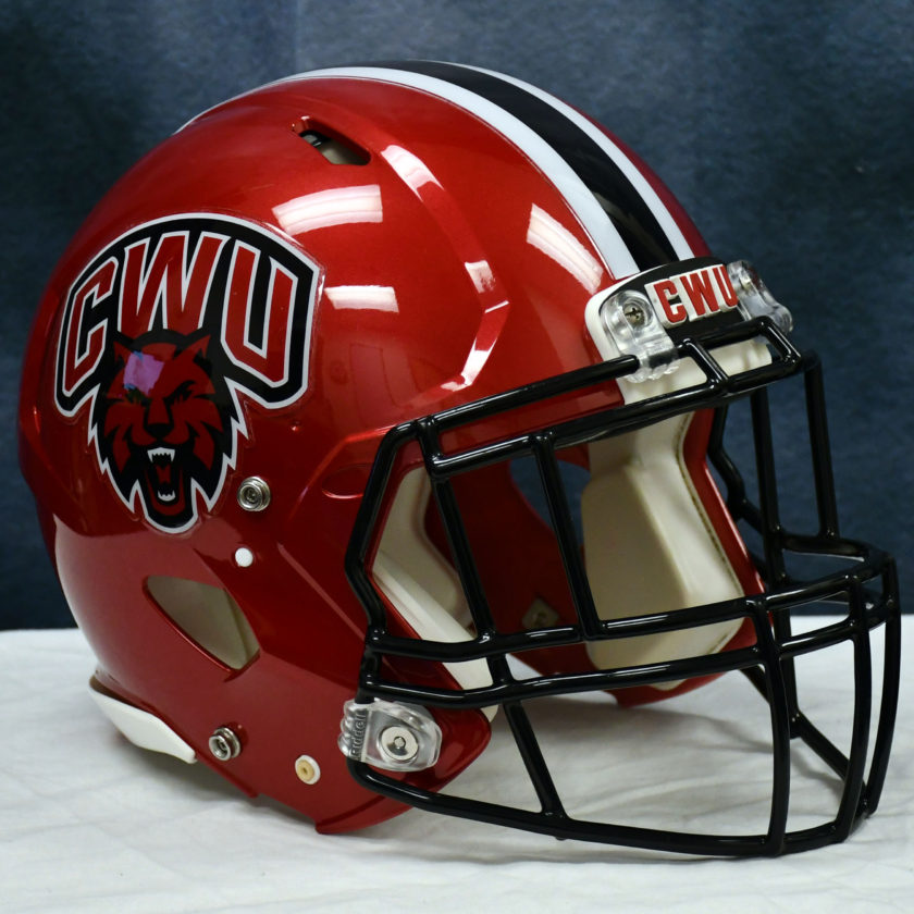 central washington wildcats football uniforms helmets red black new 2022