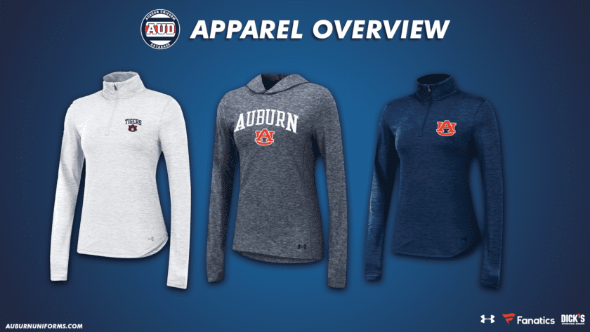 AUB | Auburn Under Armour All Day Lightweight 1/4 Zip Pullover | Alumni Hall