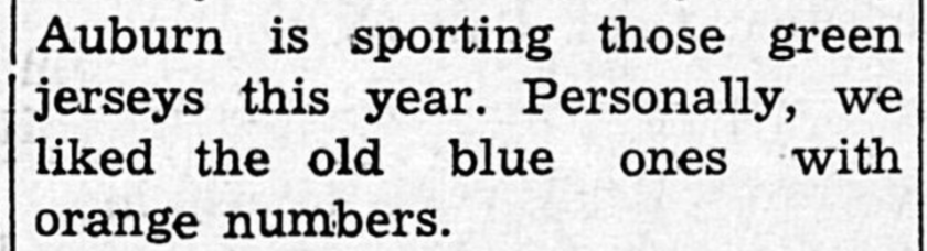 auburn university plainsman newspaper 1939 football green jerseys john meagher