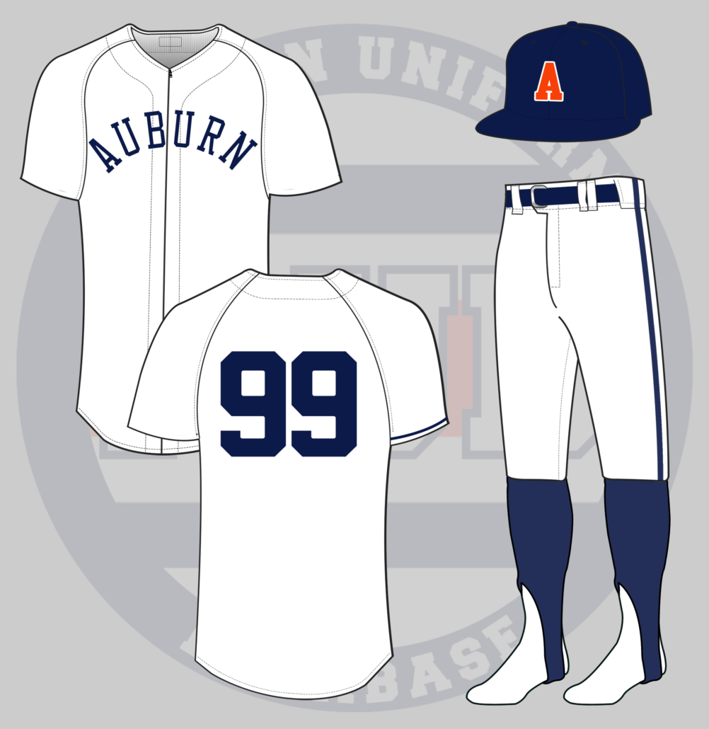 auburn baseball uniform under armour 1962 1963 1964 1965 sports belle russell athletic jersey qv lowe