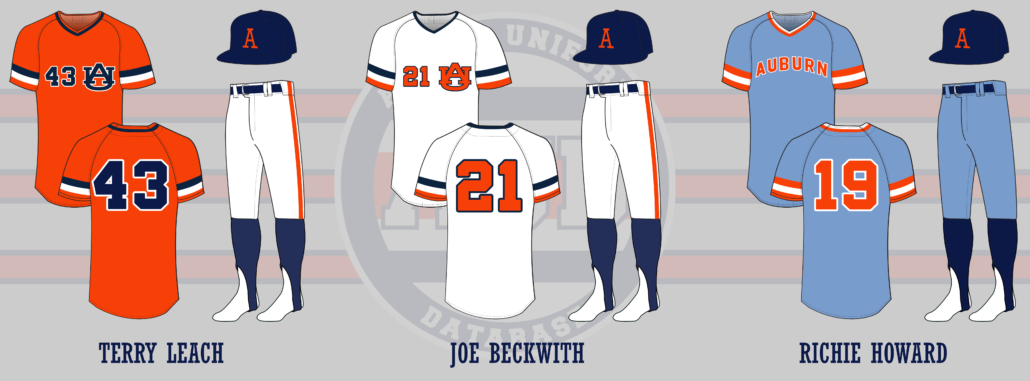 auburn baseball uniform under armour 1976 sports belle russell athletic jersey joe beckwith