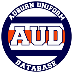 auburn uniform database tigers uniforms history