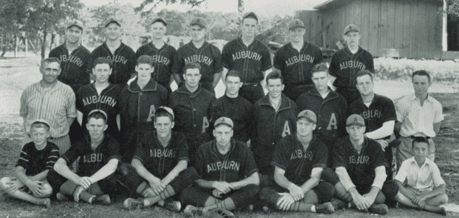 auburn tigers baseball all navy uniforms 1935 1936