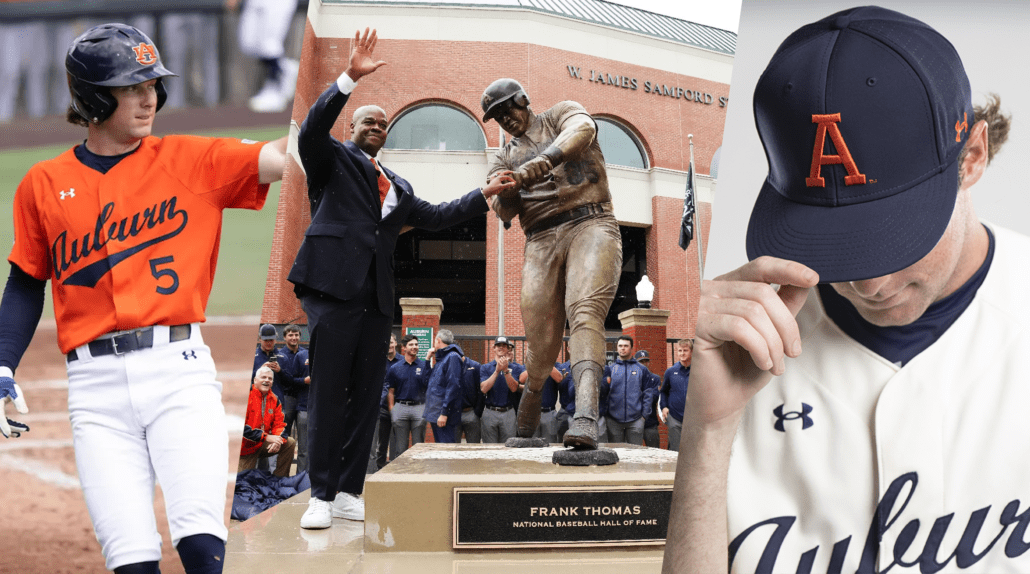Aub | Frank Thomas # 35 Auburn Tigers Baseball Jersey | Alumni Hall
