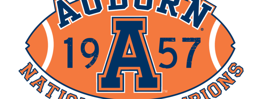 1957 National Champions Logo - Auburn Uniform Database