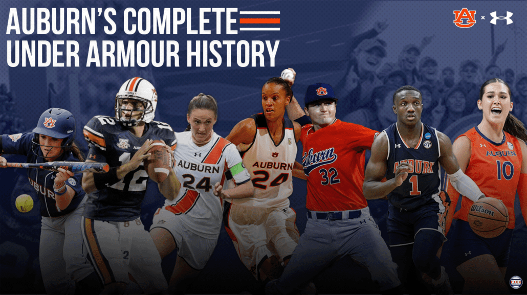 Auburn Tigers complete history of Under Armour uniforms by the Auburn Uniform Database