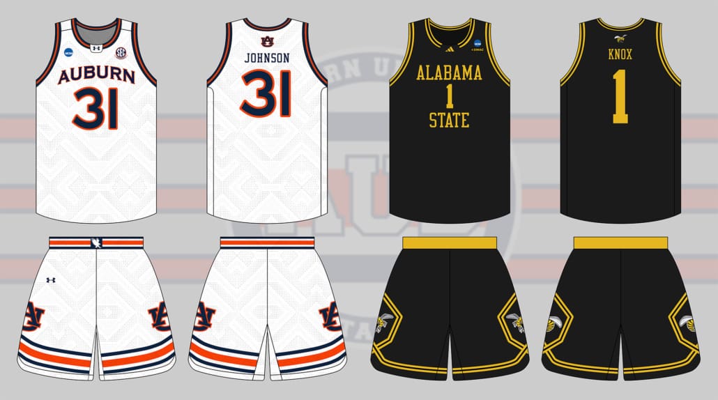 2025 ncaa tournament auburn tigers under armour alabama state hornets round one march madness